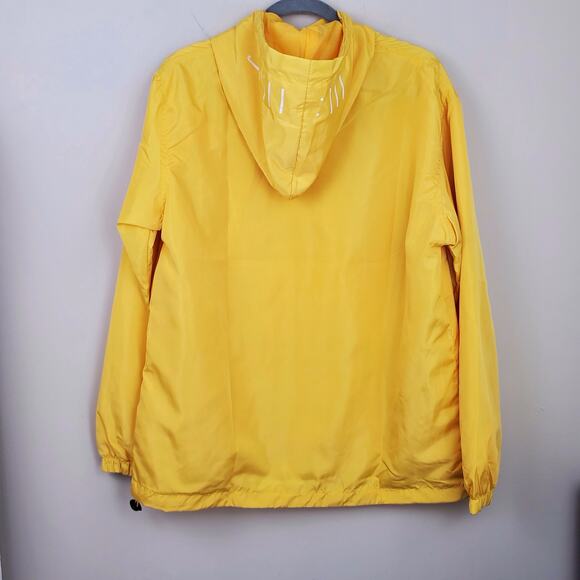 BORN AGAIN | Yellow  | Graphic Hooded WindBreaker Pullover Jacket | Medium - Picture 3 of 6